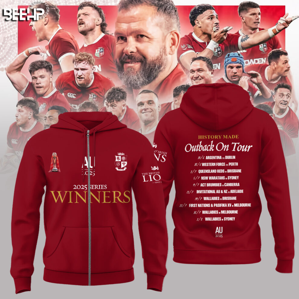 British Irish Lions – Lions Series Trophy Champion Zip Hoodie