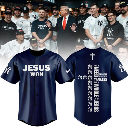 New York Yankees JESUS WON 2025 Limited Edition Jersey
