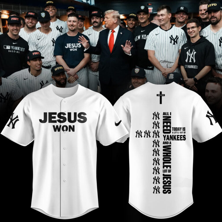 New York Yankees JESUS WON 2025 Limited Edition Jersey