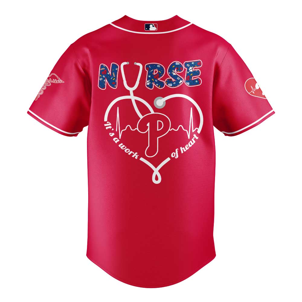 Philadelphia Phillies Nurses Appreciation Red Jersey