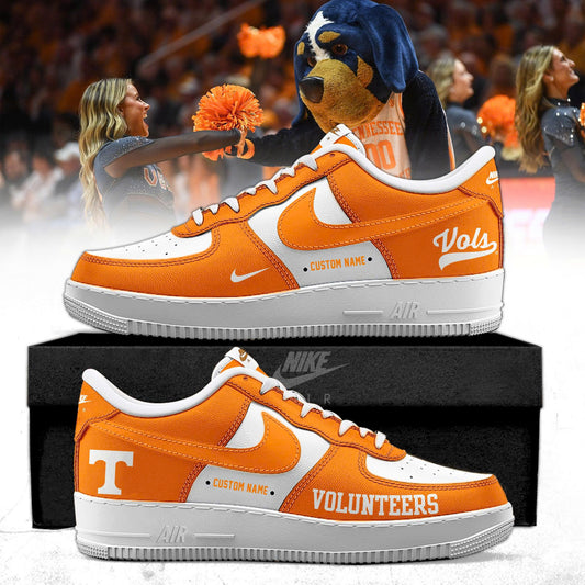 Tennessee Volunteers Customized Special Edition AF1 Sneakers
