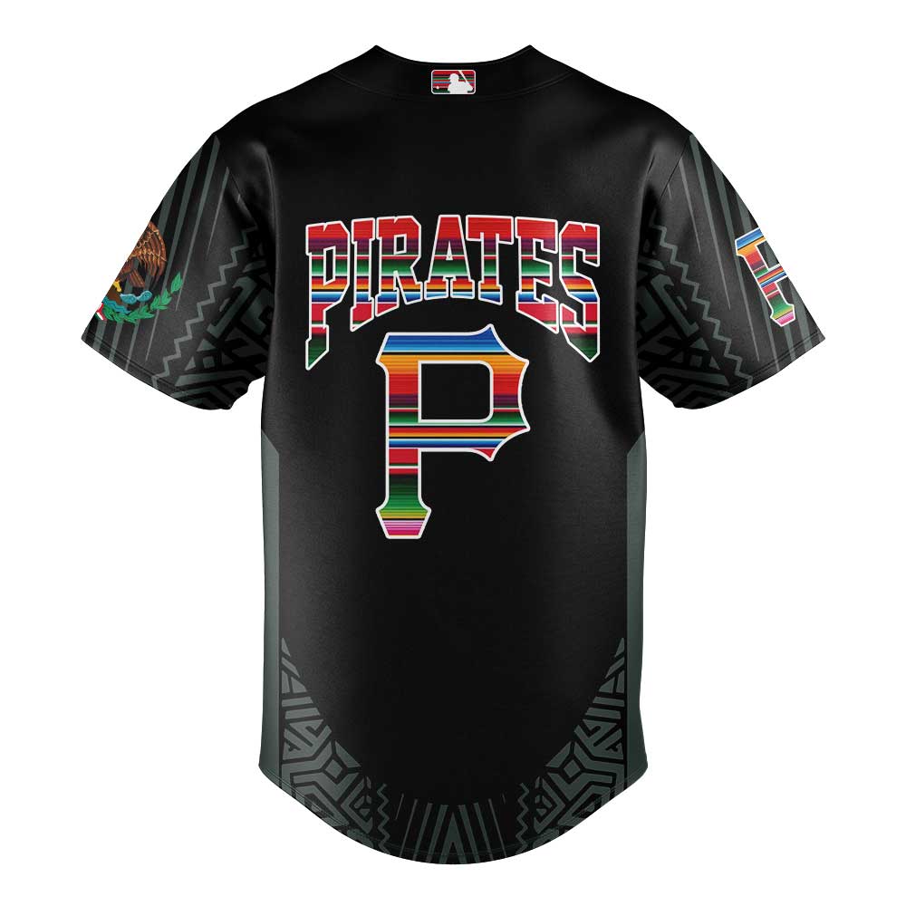 Pittsburgh Pirates Mexican Heritage Night New Black Jersey
