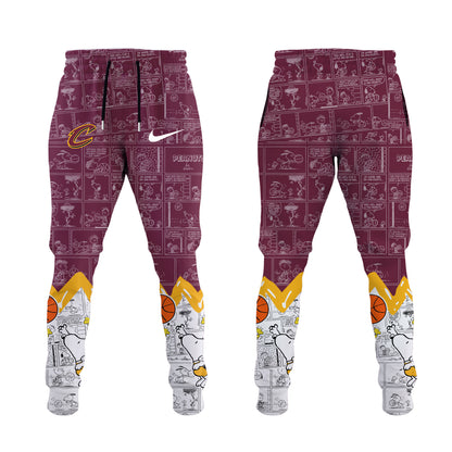 Cleveland Cavaliers 75th Anniversary of Peanuts Hoodie | TX21