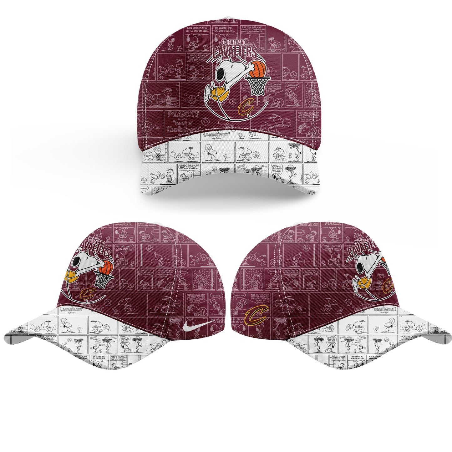 Cleveland Cavaliers 75th Anniversary of Peanuts Hoodie | TX21