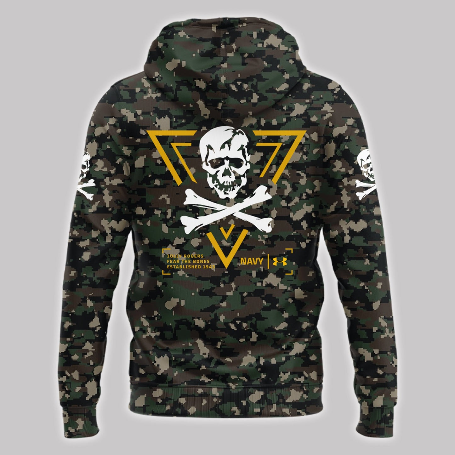 Special New Jolly Rogers Navy Midshipmen Hoodie