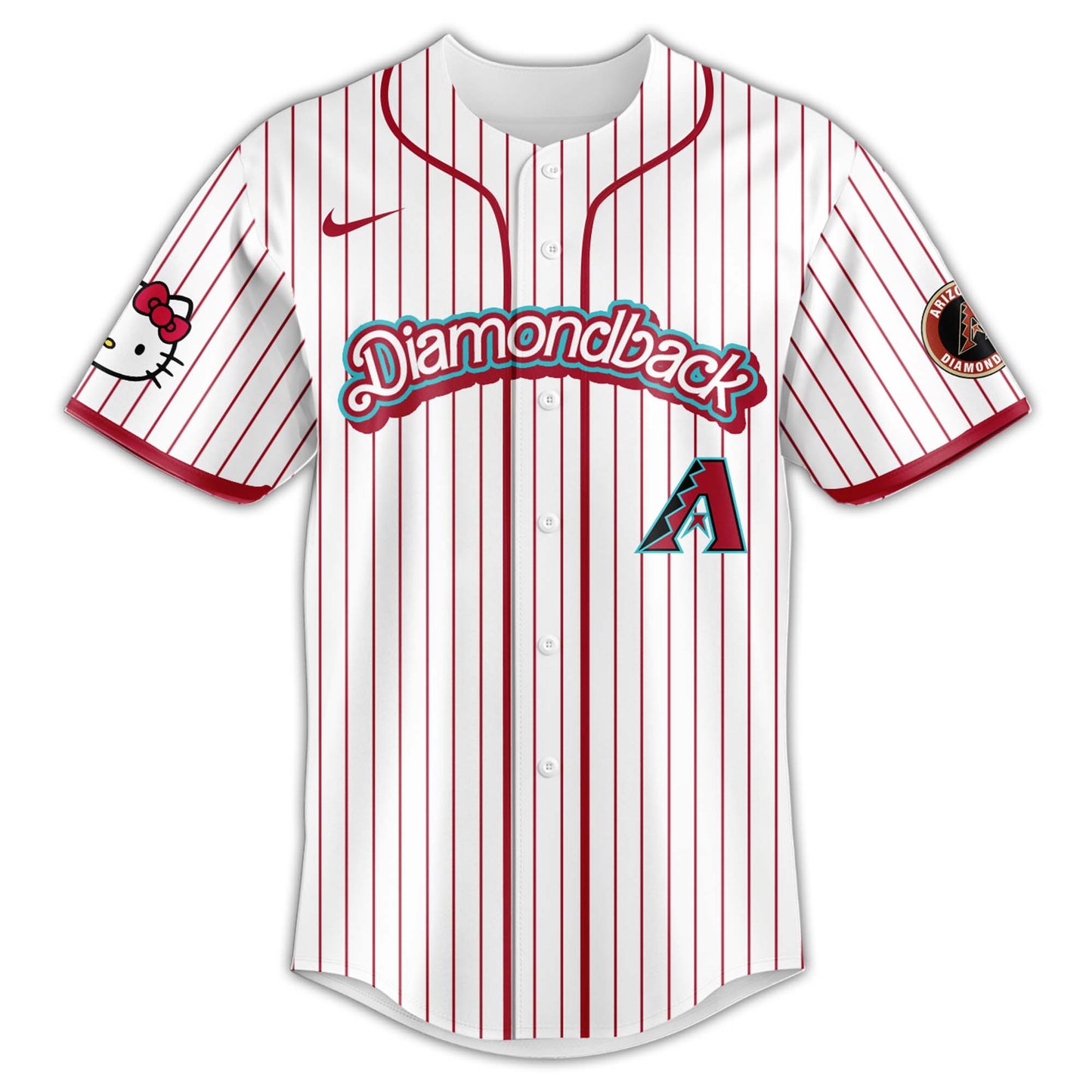 Arizona Diamondbacks MLB x Hello Kitty Night Jersey Editions Limited