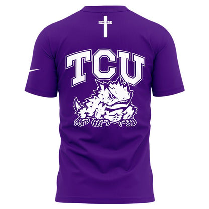 TCU Horned Frogs football x Jesus Won Limited Edition Tshirt 2025