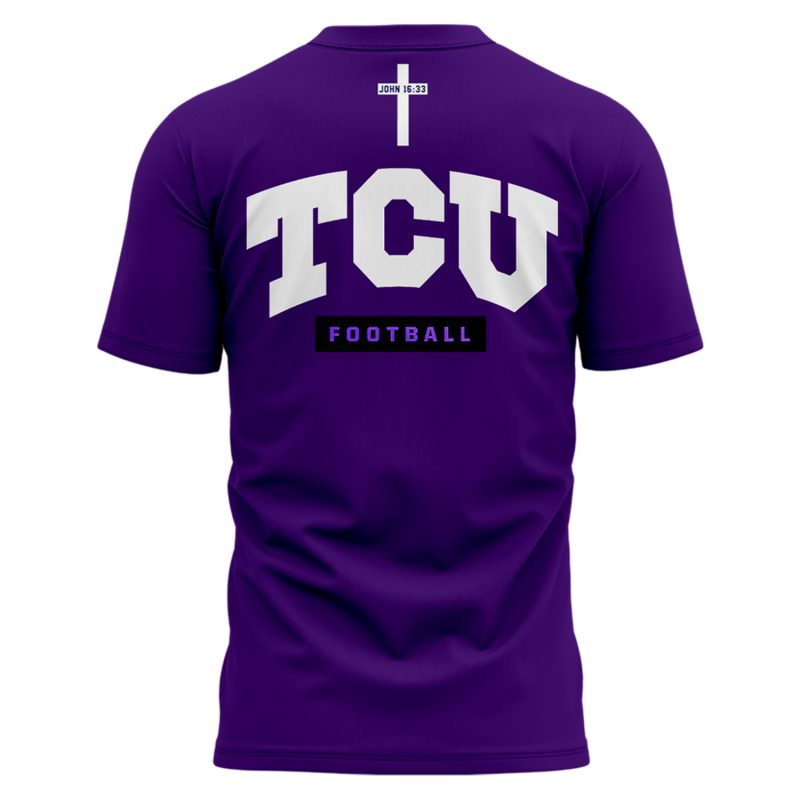 TCU Horned Frogs football x Jesus Won Limited Edition Tshirt 2025.