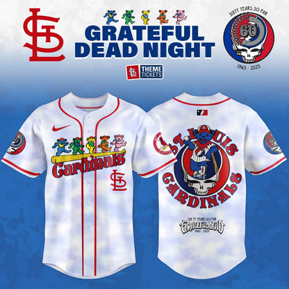 St. Louis Cardinals x Grateful Dead Night Game 2025 New Jersey