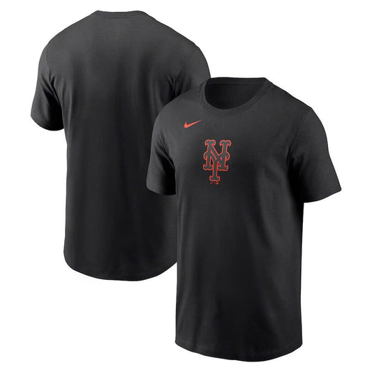 New York Mets Lights Out Color Pop T-Shirt - Black