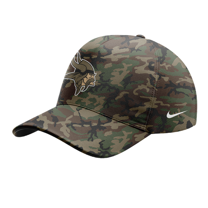 Premium Minnesota Vikings Merch - Minnesota Vikings Camo 2025 Salute to Service Club Fleece Pullover Hoodie - Gear Up For Game Day