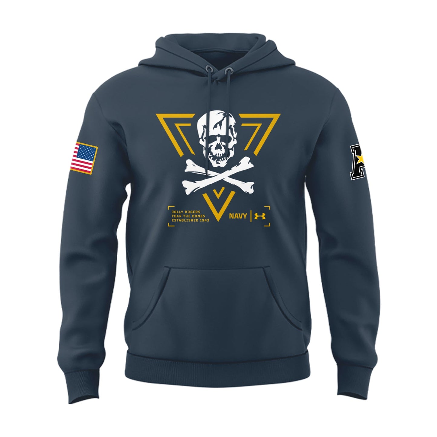 Special New Jolly Rogers Navy Midshipmen Hoodie