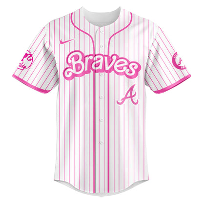 .    Atlanta   Braves MLB x Barbie Night Game Limited Edition Jersey 2025 v1