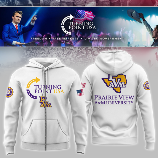 Prairie View University x Turning Point USA Zip Hoodie