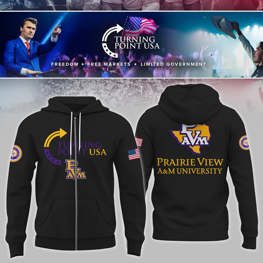 Prairie View University x Turning Point USA Zip Hoodie