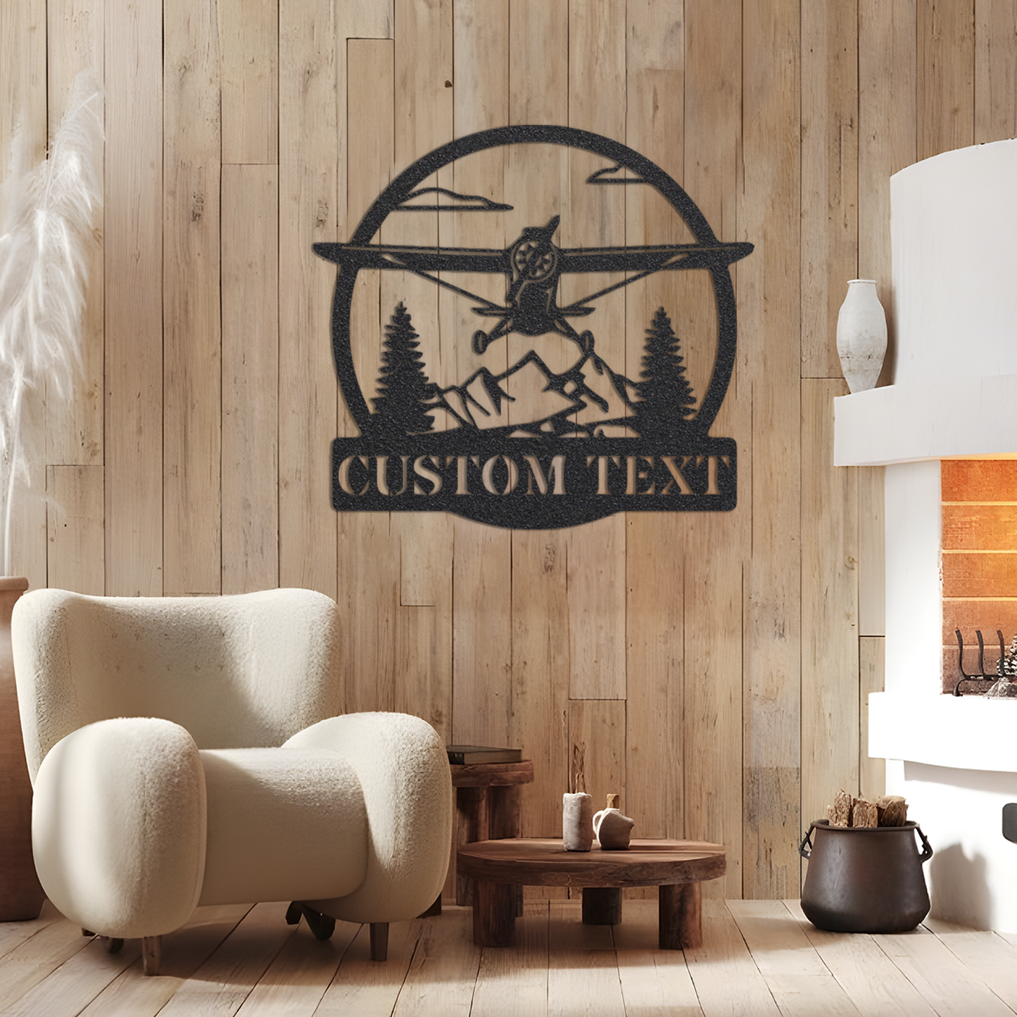 Airplane Sign | Custom Metal Sign | Personalized Sign Airplane Wall Art | Custom Name Sign | Metal Name Sign | Laser Cut Metal Sign