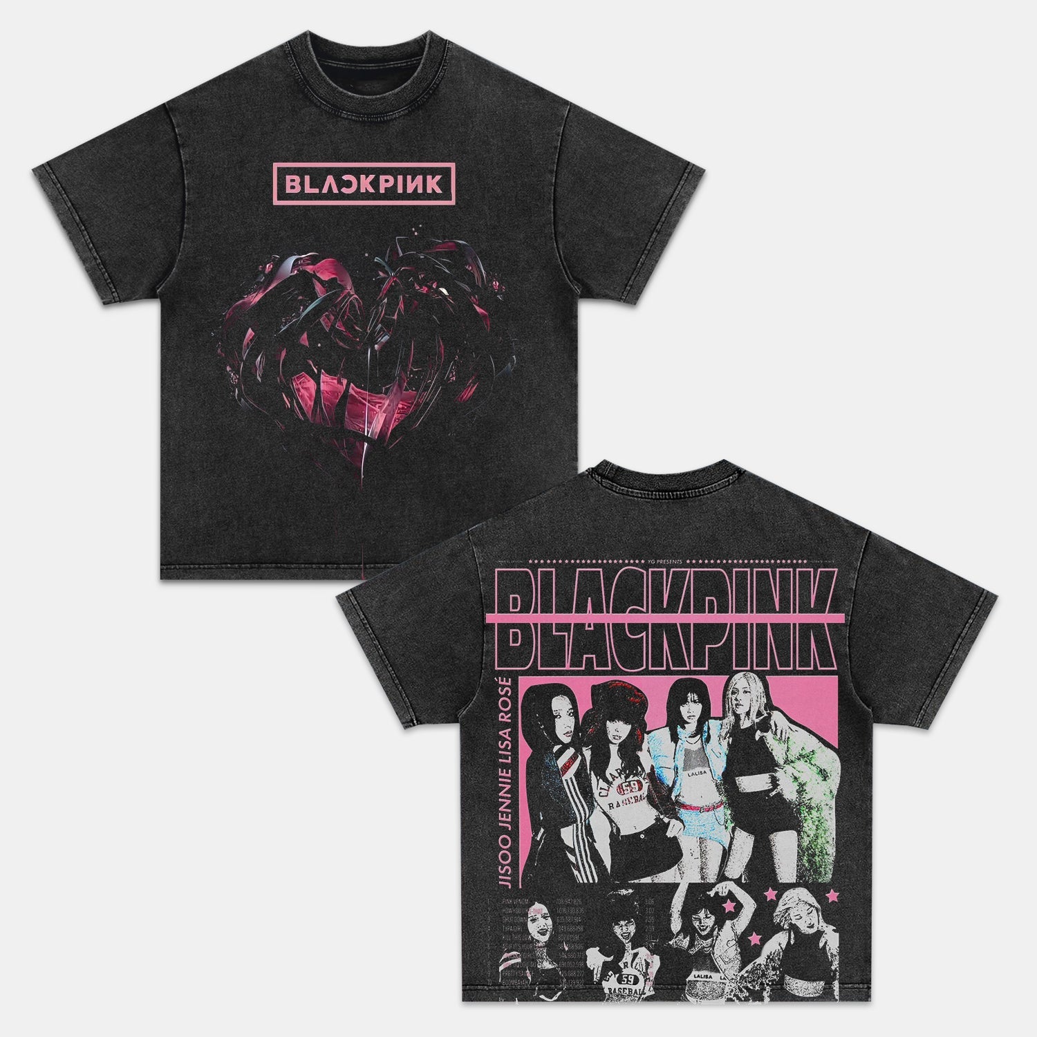 BIACK PINK 2T 2.0 Tee For Deadline Tour