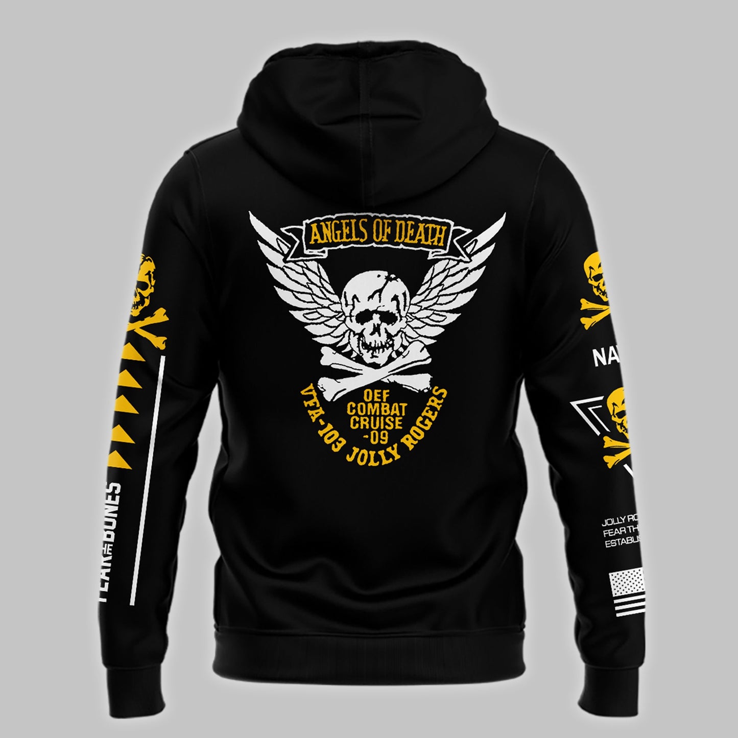 Special New Jolly Rogers Navy Midshipmen Zip Hoodie