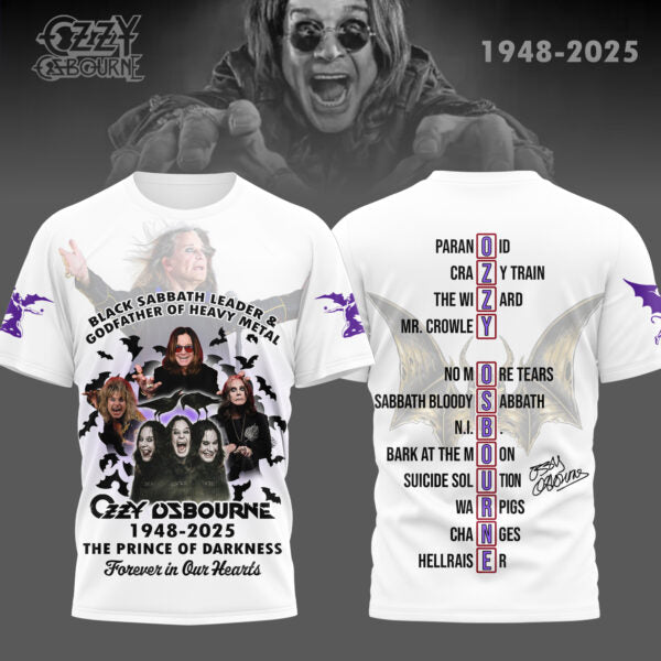 Premium OZOB 3D T-Shirt MAR White