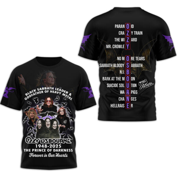 Premium OZOB 3D T-Shirt MAR Black