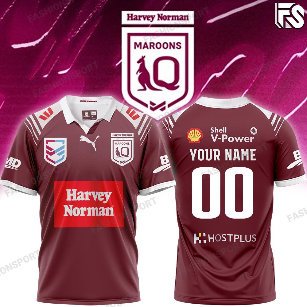 Queensland Maroons Jersey Custom