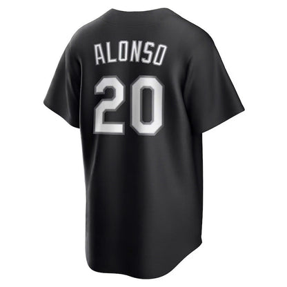 Pete Alonso New York Mets Lights Out Replica Player Jersey - Black
