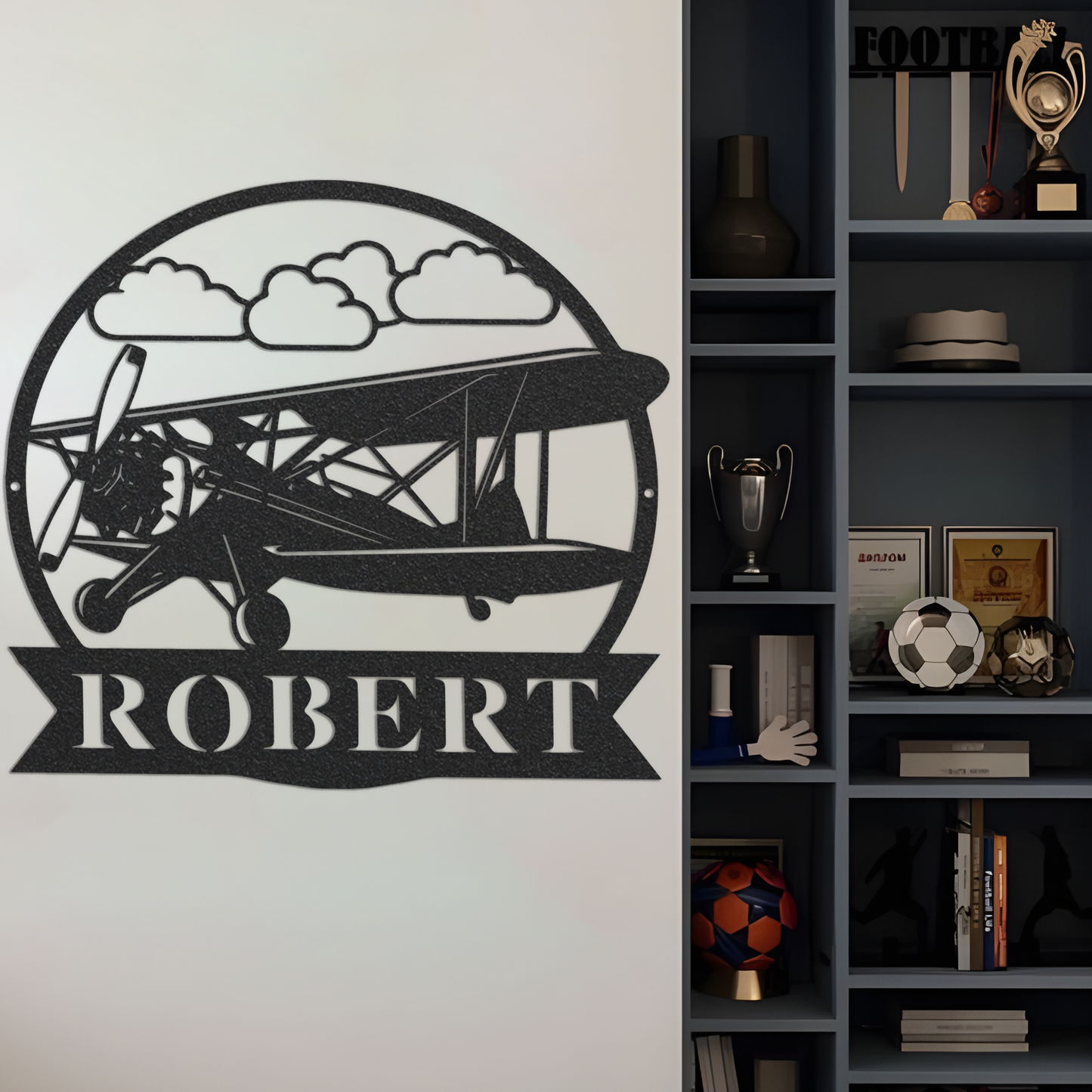 Personalized Airplane Metal Sign, Pilot Gift, Aviation Signs, Airplane Hanger Sign, Pilot Name Sign, Aviation Lover, Airplane Sign, Plane