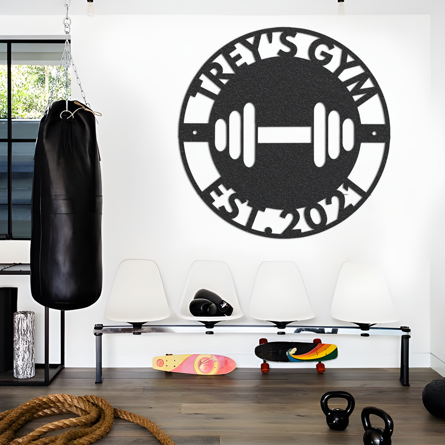 Gym Sign, Personalized Home Gym Sign, Custom Metal Gym Sign, Home Gym Sign, Cross Fit Sign, Custom Gym Sign, Metal Gym Sign, Gym Metal Sign