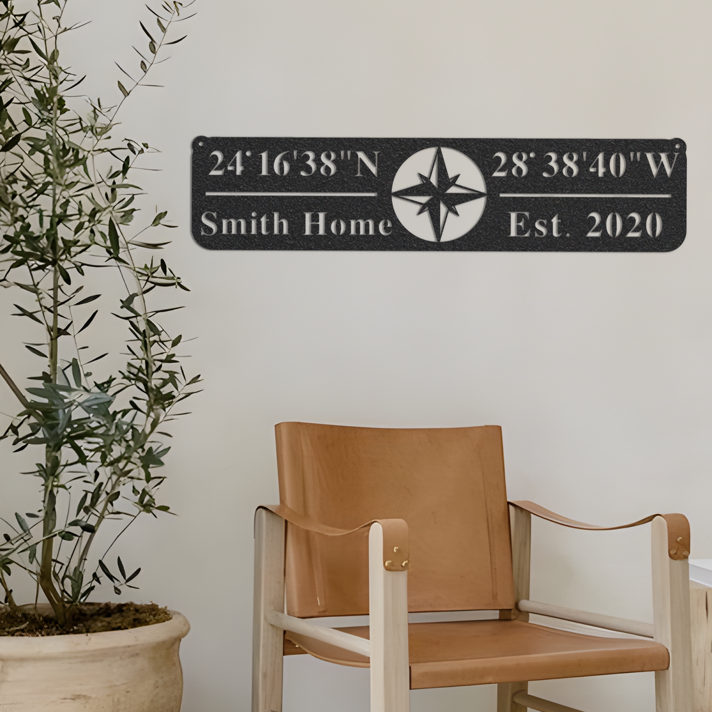 GPS Coordinates Sign, Custom Metal Sign, Metal Wall Art, Latitude and Longitude Signs, Personalized Wedding Gift,Housewarming Gift,Est Sign