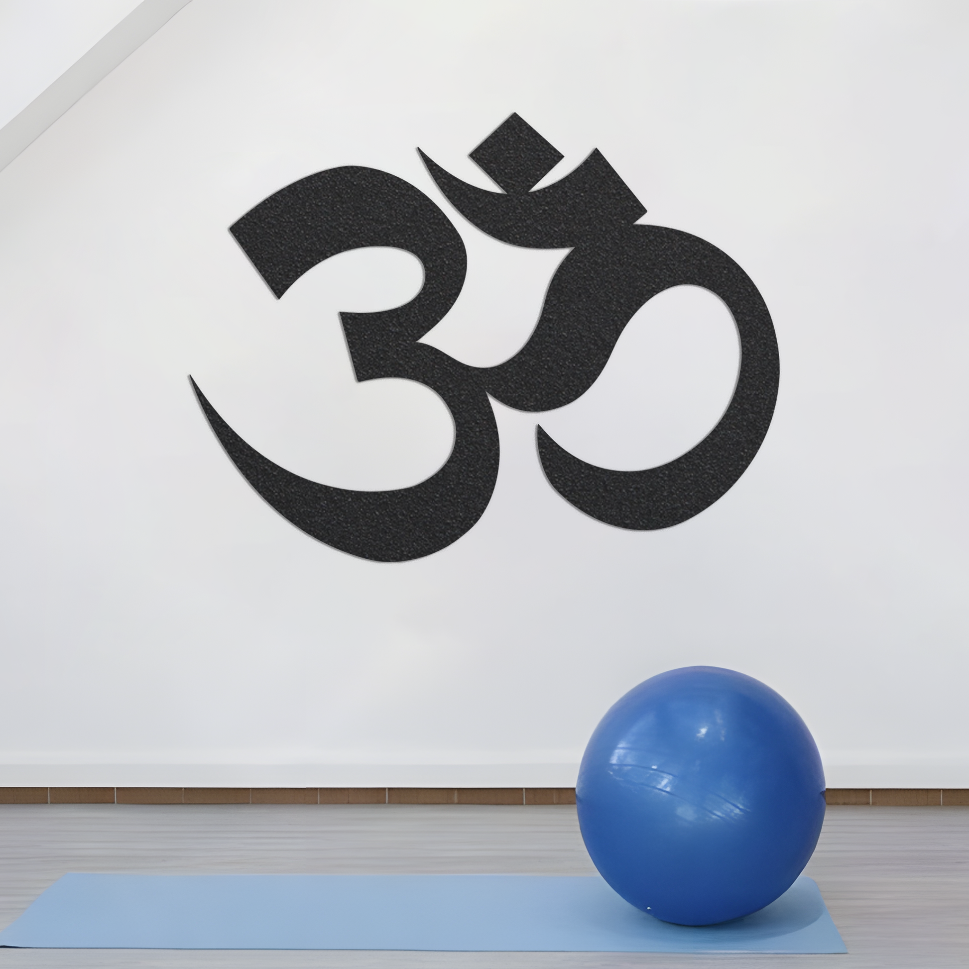 OM Yoga Symbol Metal Wall Decor | Metal Om Sign Spiritual Wall Art | Hindu Yoga Symbols Metal Wall Art | House Warming Gift