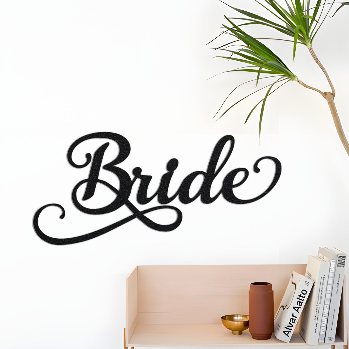 Bride Sign Metal Wall Art, Laser Cut Metal Sign Bride Wall Art, Above Bed Decor Aesthetic Wall Art, Bridesmaid Gifts