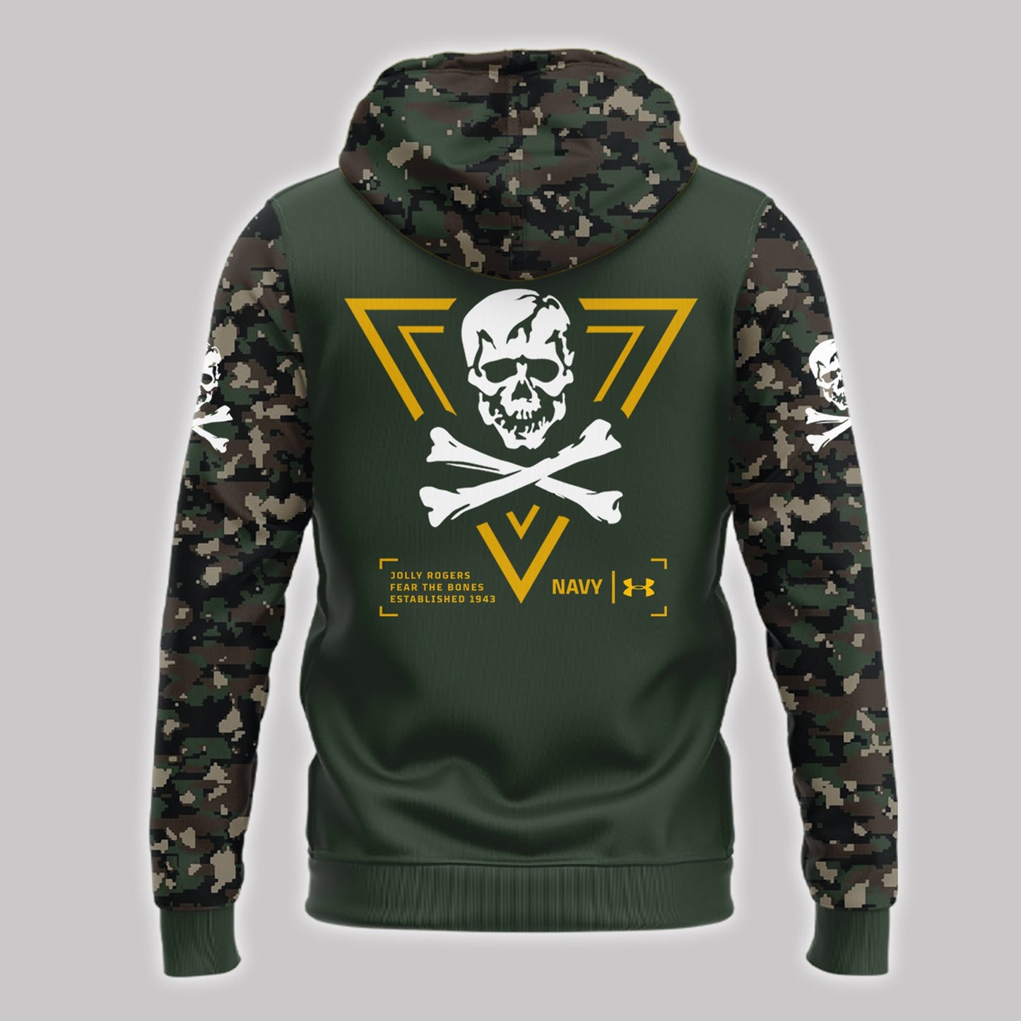 Special New Jolly Rogers Navy Midshipmen Hoodie