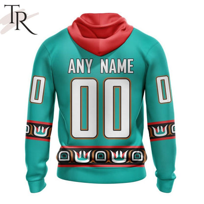 Special New Canucks x Grizzlies Custom Zip Hoodie-AB031925701