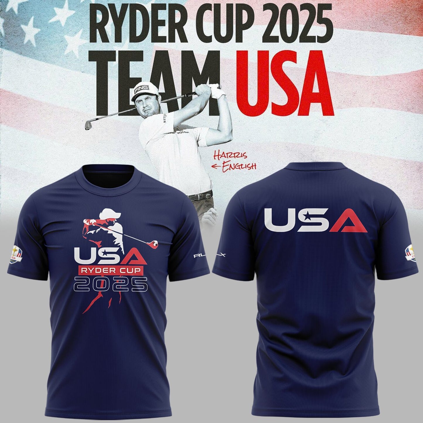 Special New Ryder Cup USA Tshirt 2025