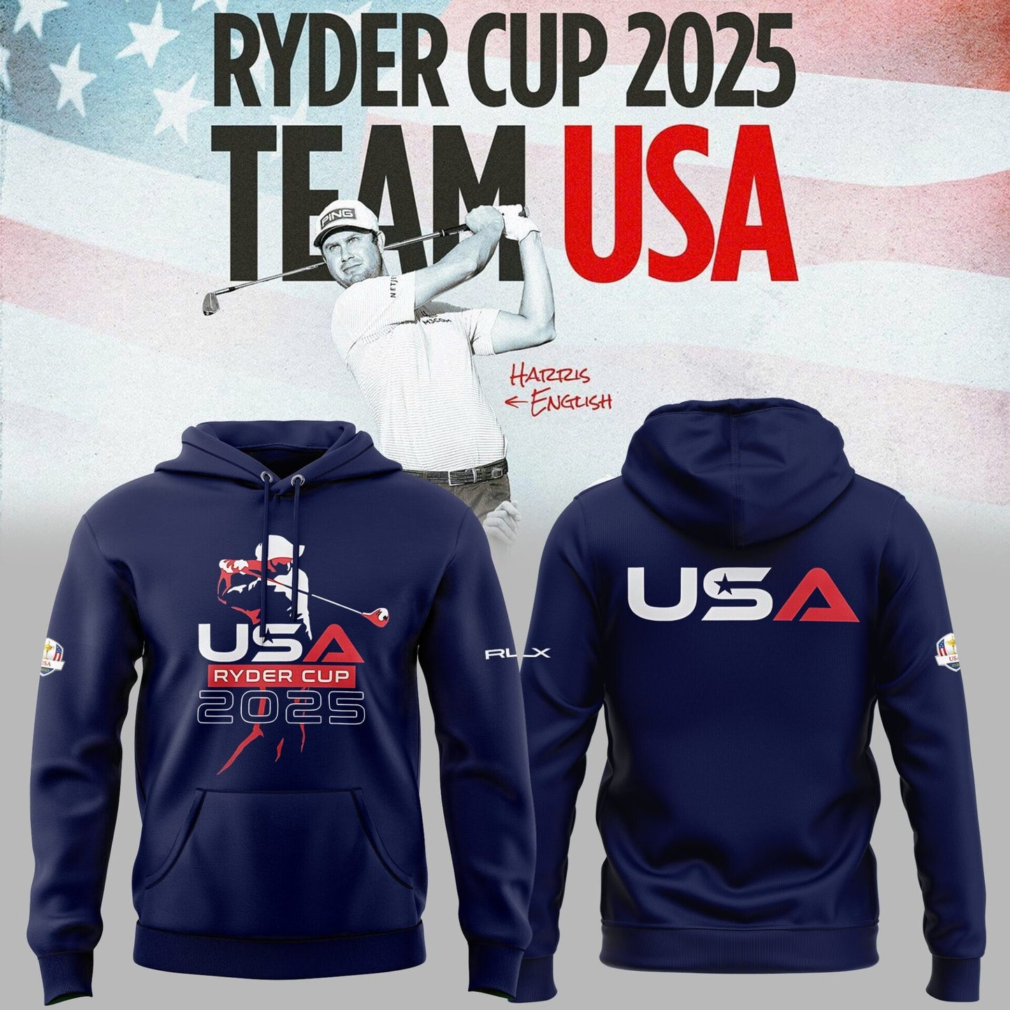 Special New Ryder Cup USA Tshirt 2025