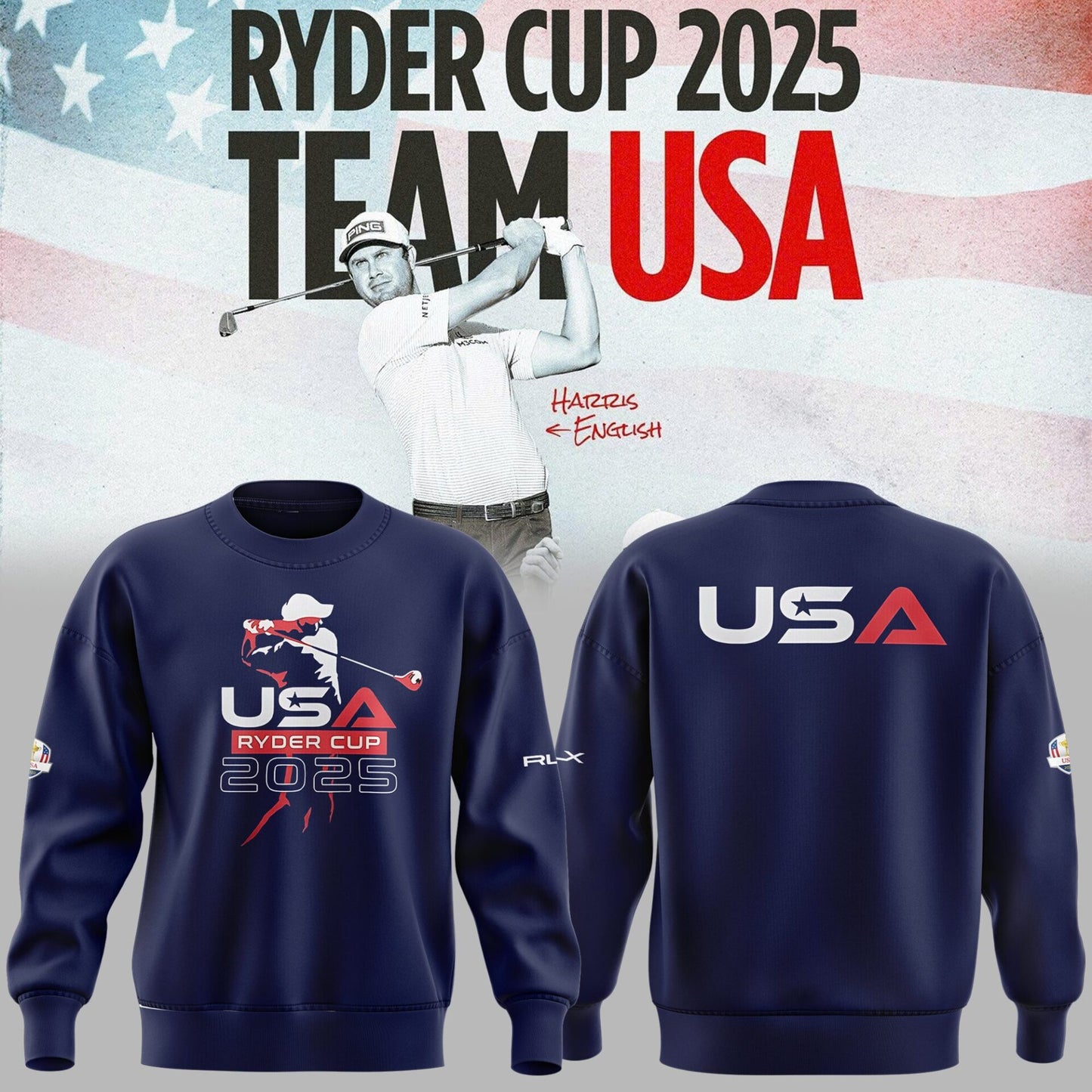 Special New Ryder Cup USA Sweatshirt 2025