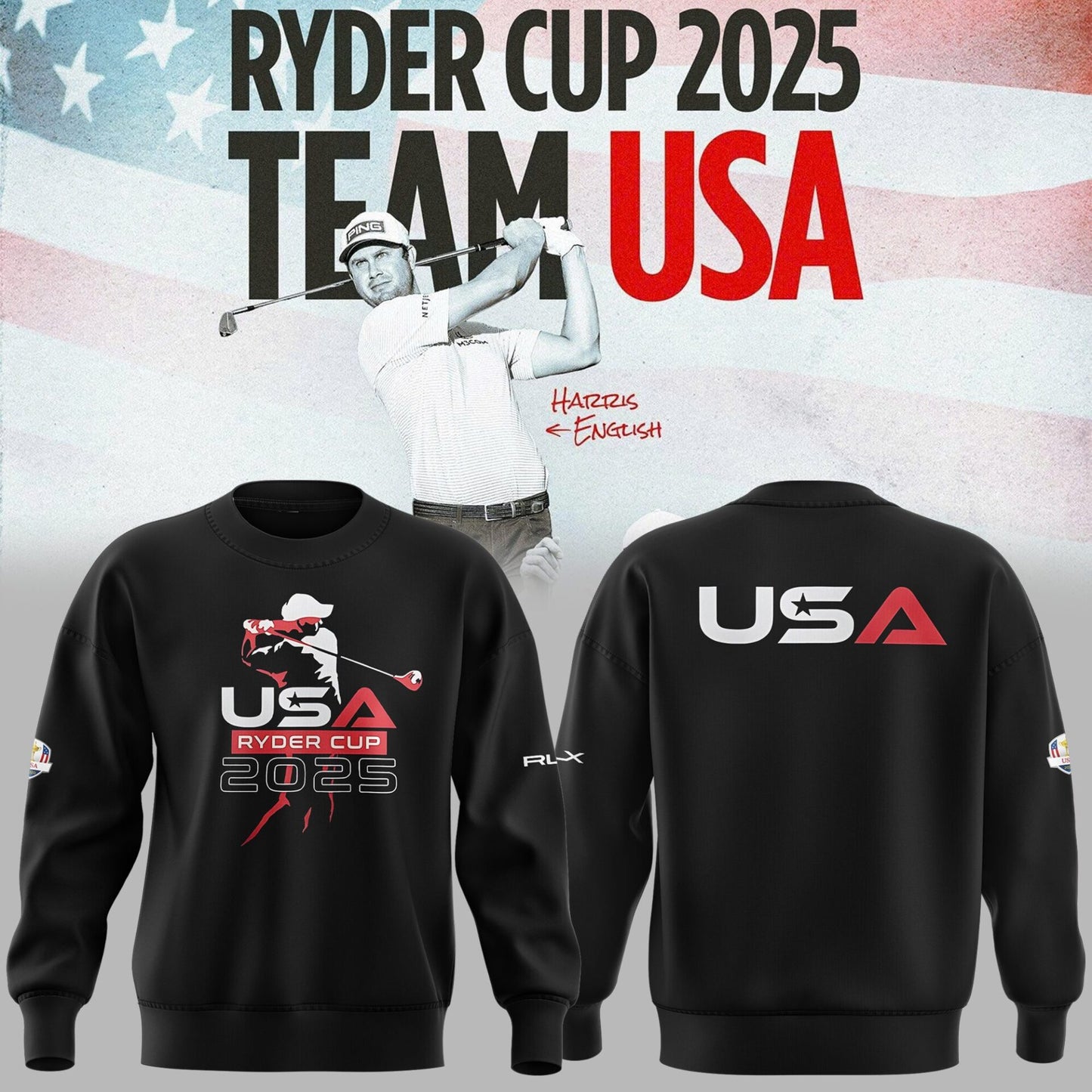 Special New Ryder Cup USA Sweatshirt 2025