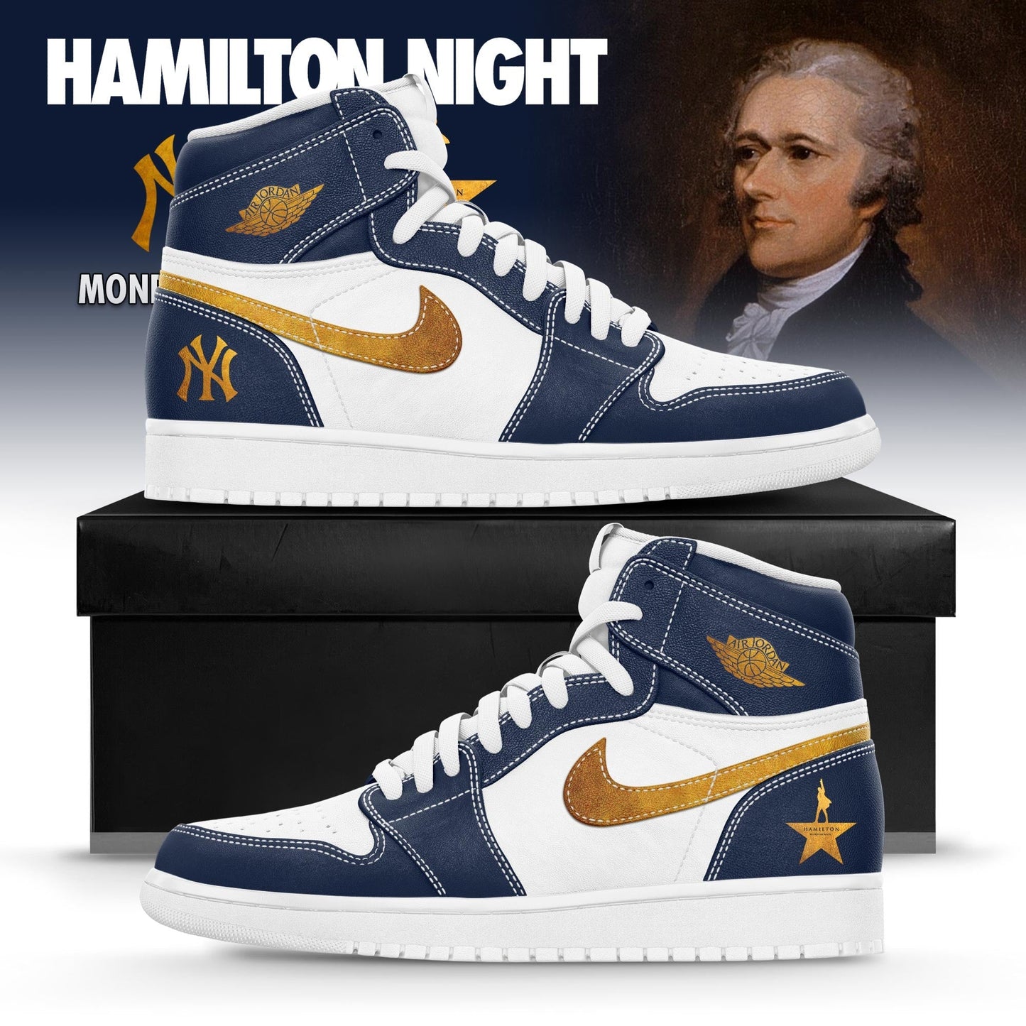 New York Yankees x Hamilton Night 2025 New JD1 Sneaker