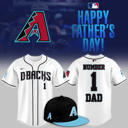 Arizona Diamondbacks 2025 Fathers Day Number 1 Dad Limited Jersey