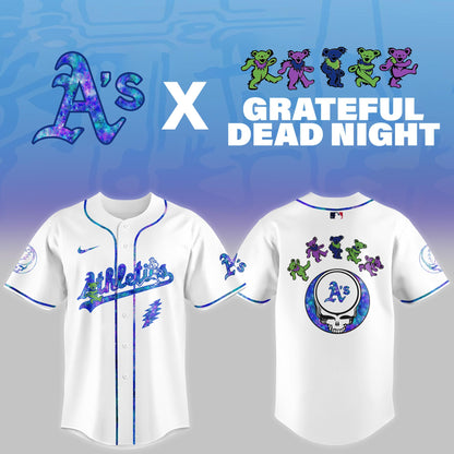 Oakland Athletics 2025 Grateful Dead Night Limited Jersey