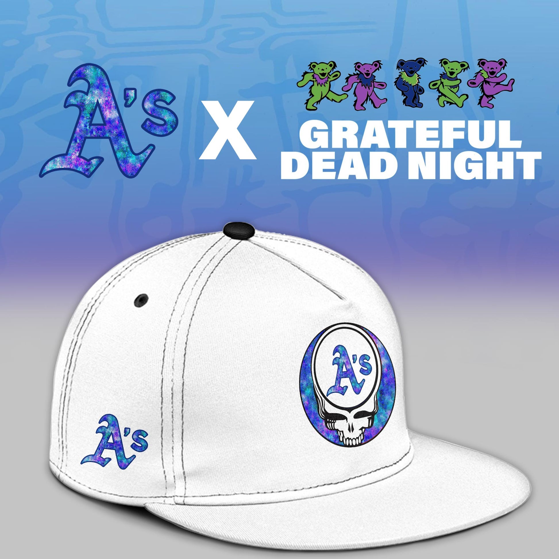 Oakland Athletics 2025 Grateful Dead Night Limited Jersey