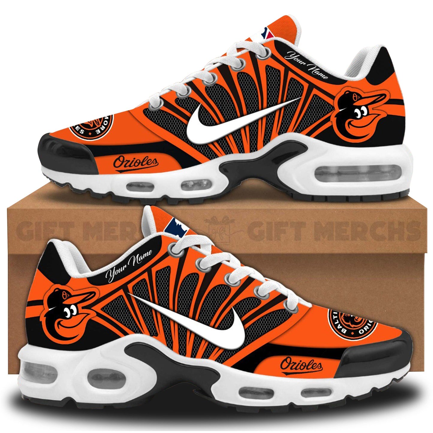 Baltimore Orioles Customized Sport Shoes PT66013