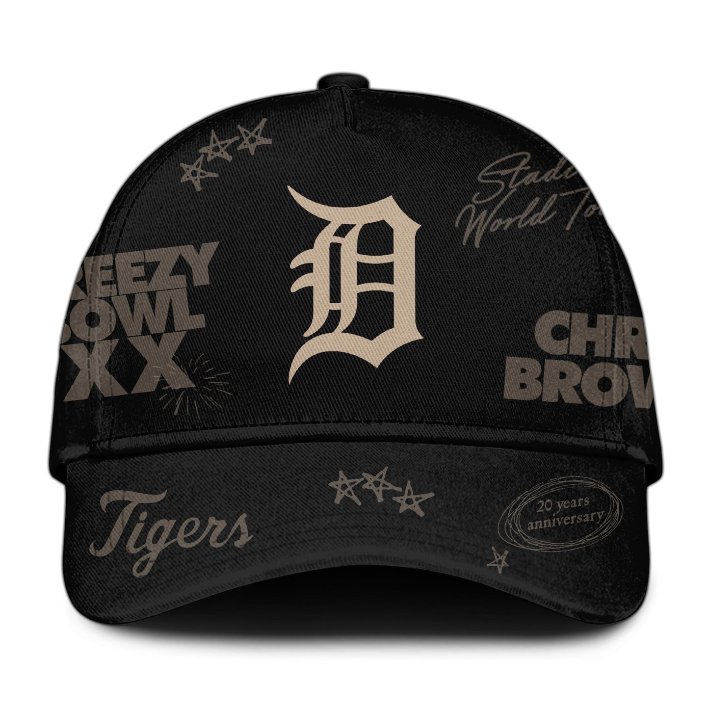 Detroit Tigers x Chris Brown Breezy Bowl XX World Tour 2025 Jersey Editions Limited