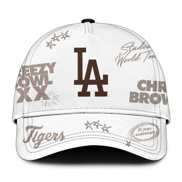 Chris Brown Breezy Bowl XX World Tour 2025 Jersey Editions Limited White