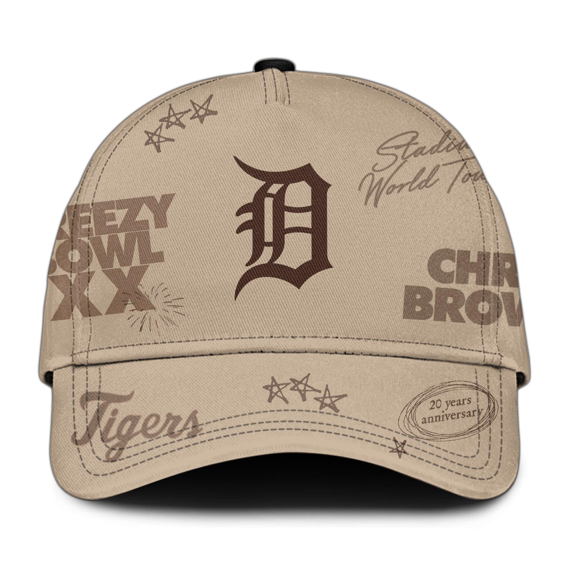 Detroit Tigers x Chris Brown Breezy Bowl XX World Tour 2025 Jersey Editions Limited