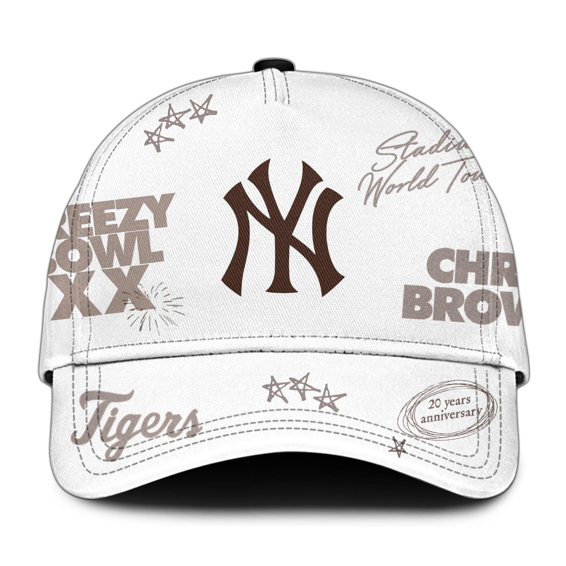 NY Yankees x Chris Brown Breezy Bowl XX World Tour 2025 Jersey Editions Limited