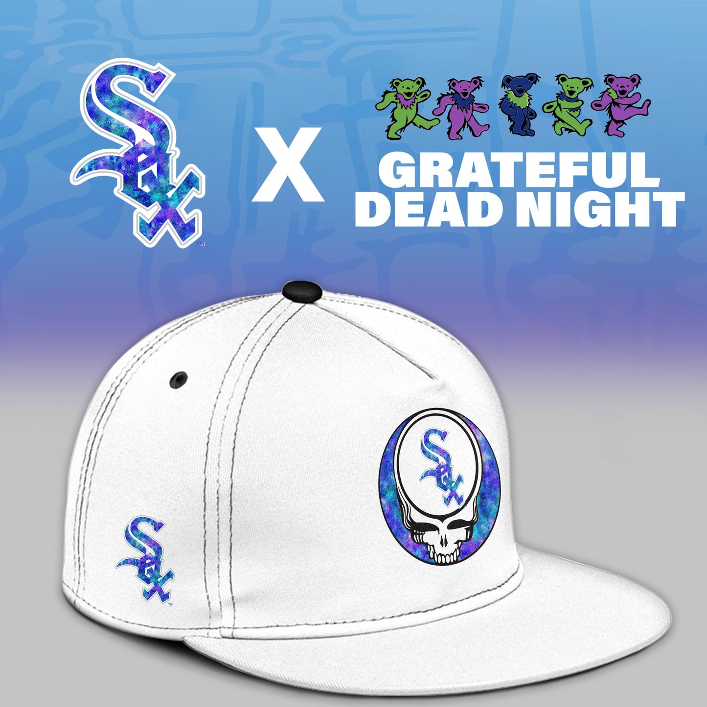 Chicago White Sox 2025 Grateful Dead Night Limited Jersey