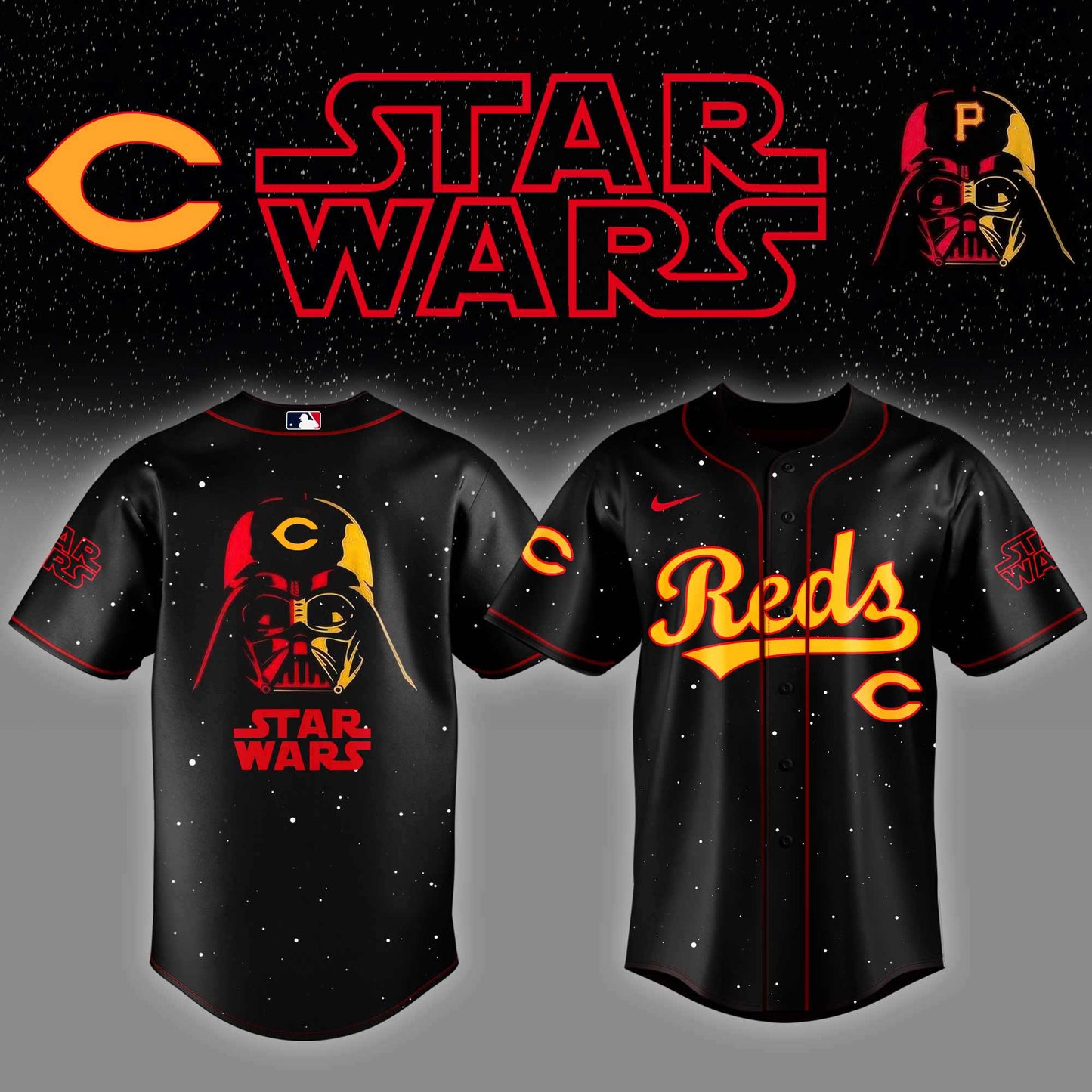 Cincinnati Reds x Stars Wars Night Baseball Jersey Editions Limited