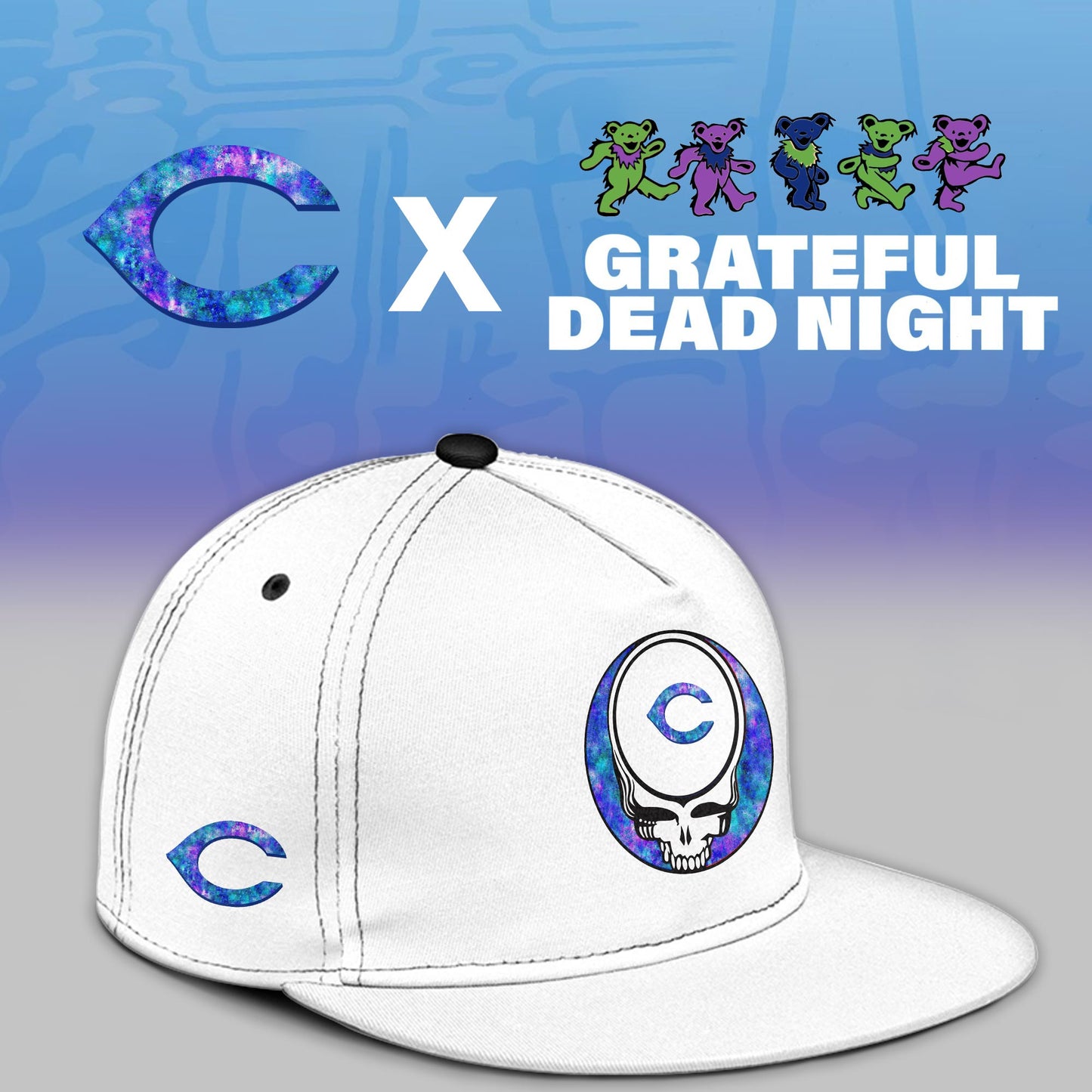 Cincinnati Reds 2025 Grateful Dead Night Limited Jersey
