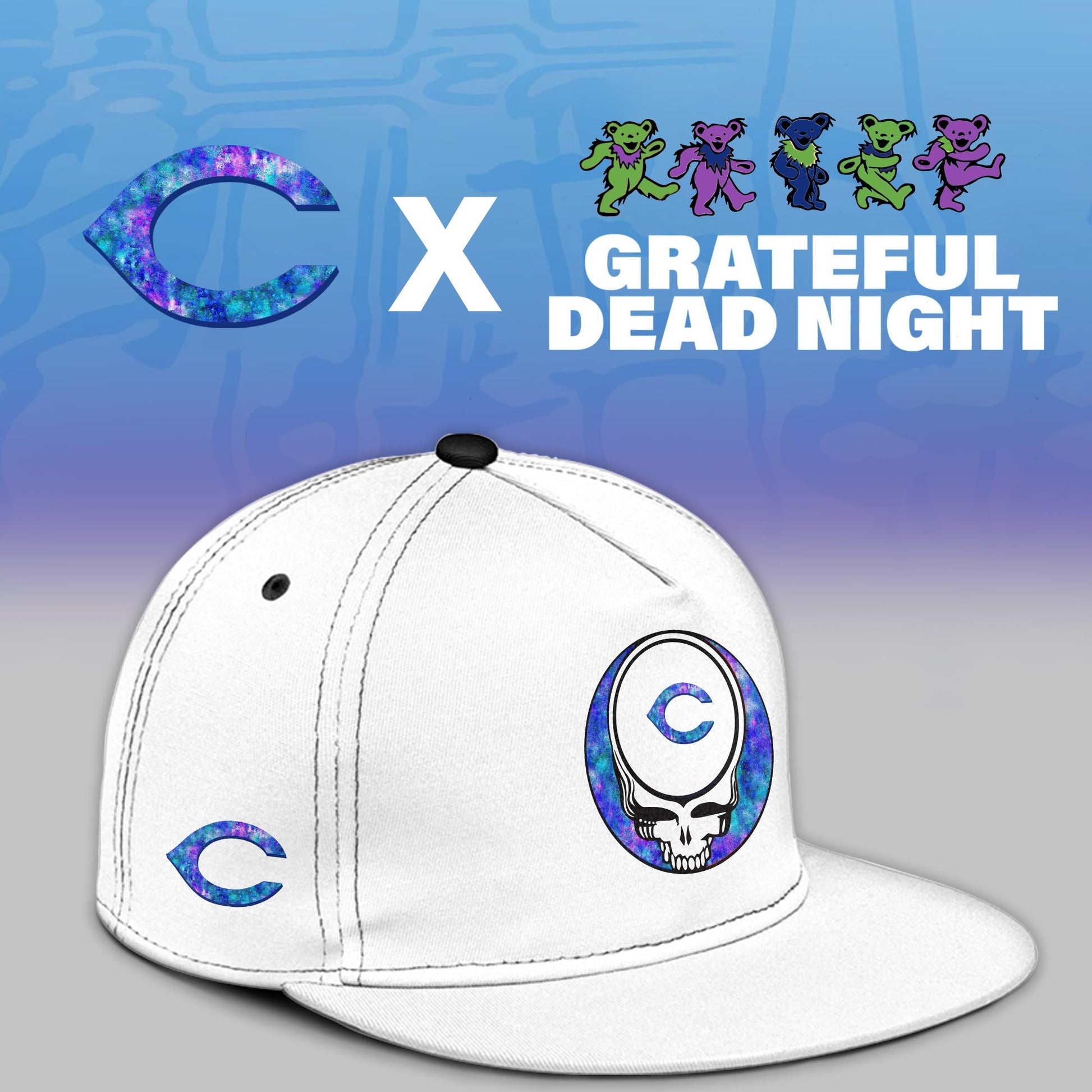 Cincinnati Reds 2025 Grateful Dead Night Limited Jersey